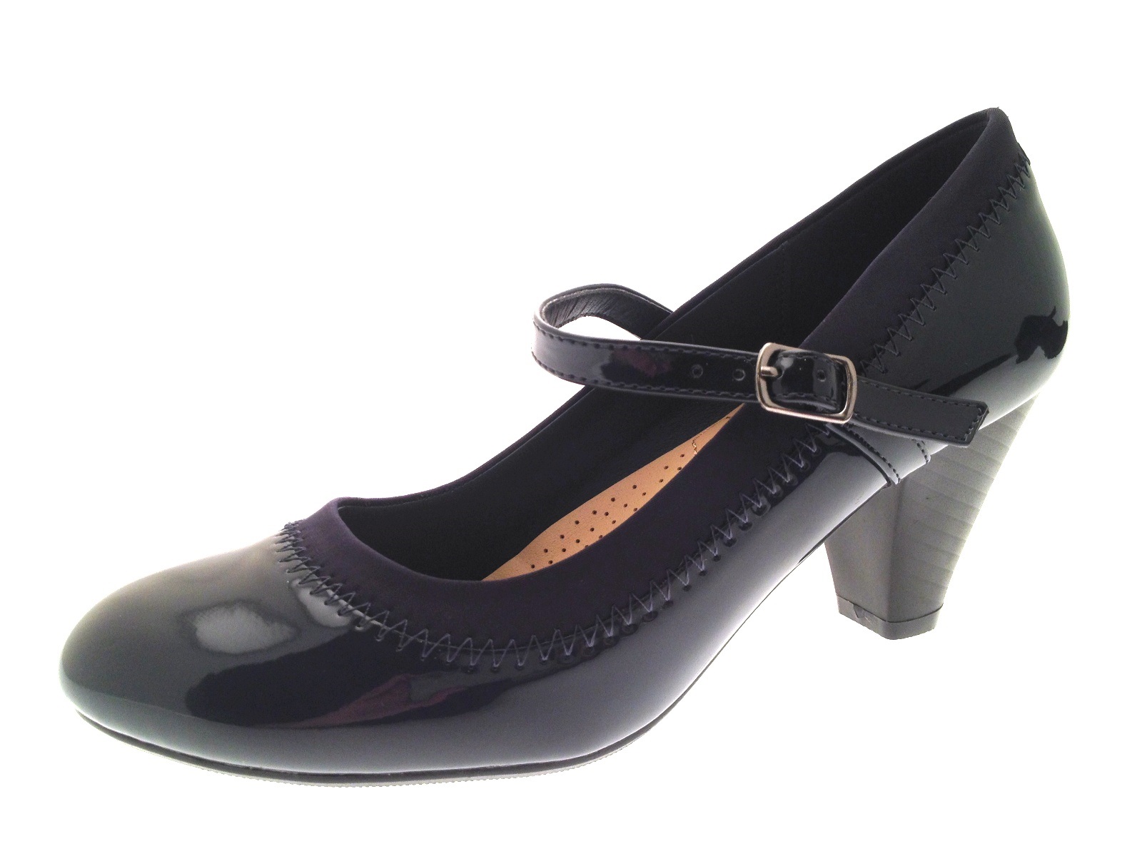 Womens Mary Jane Comfort Shoes Low Heel Casual Work Court Shoes Girls